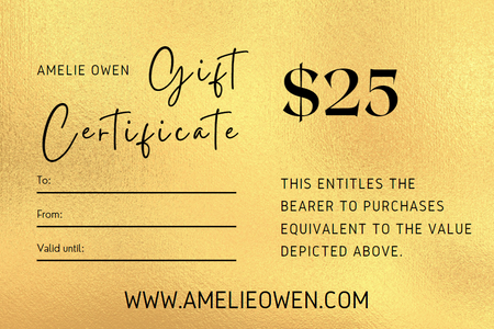 Amelie Owen Digital Gift Certificate - Amelie Owen