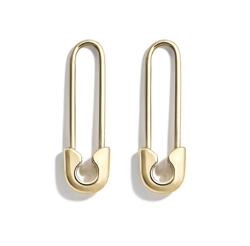 Safety Pin Earrings (Lapis Lazuli) – Bianca Mavrick Jewellery